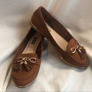 Primark Brown Suede Tassel Loafers  7